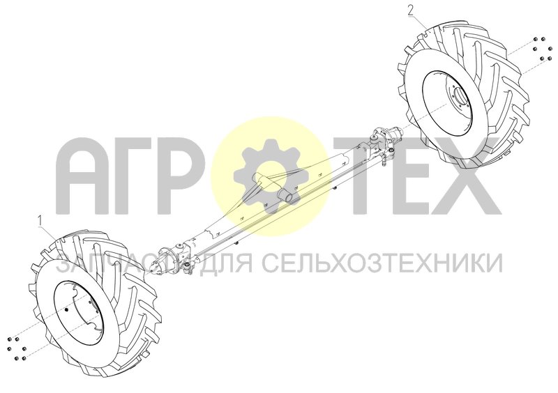 Чертеж Колесо ведомое (142.02.04.000Ф)